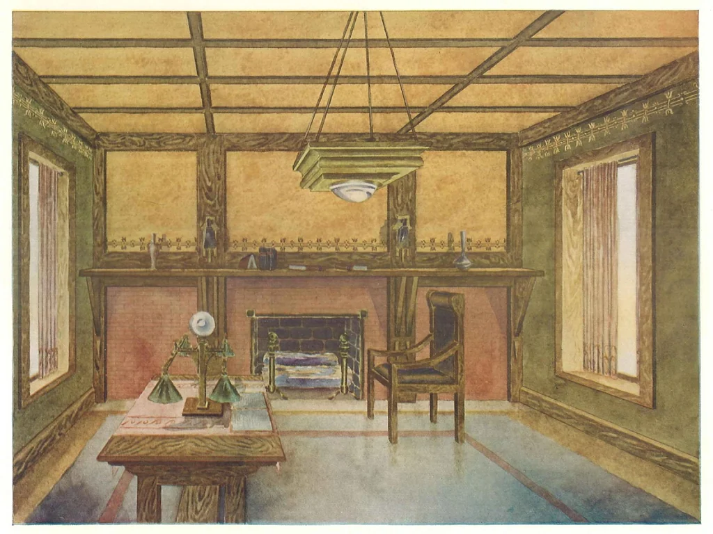 An illustration from Devoe velour finish, leaf 10