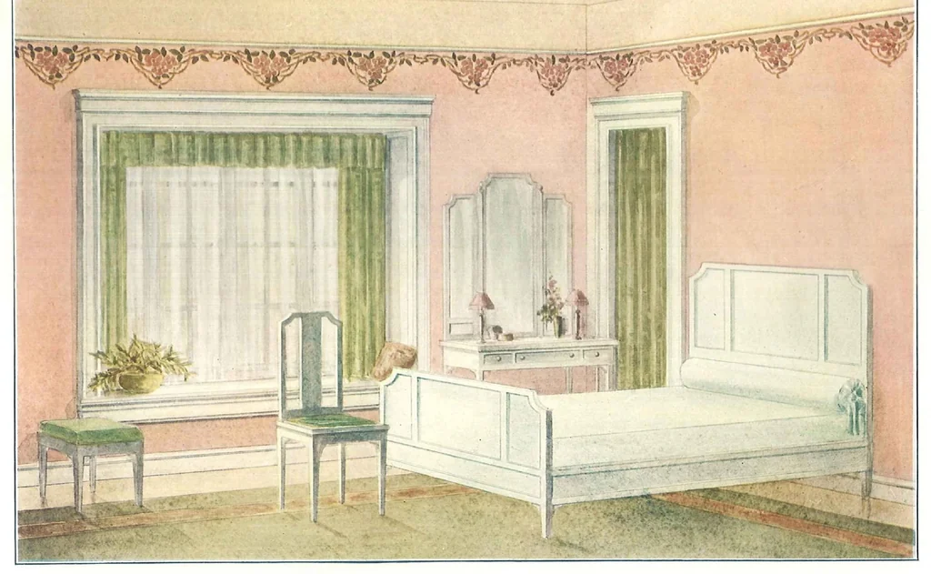 An illustration from Devoe velour finish, leaf 22
