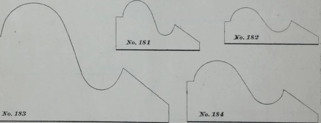 An illustration from Dominion Moulding Book, 1874, leaf 22