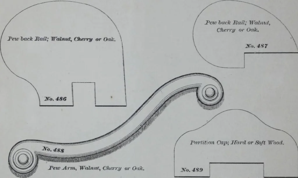 An illustration from Dominion Moulding Book, 1874, leaf 50