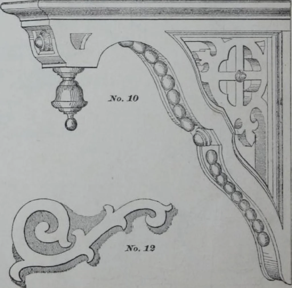 An illustration from Dominion Moulding Book, 1874, leaf 66