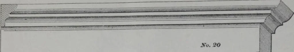 An illustration from Dominion Moulding Book, 1874, leaf 68