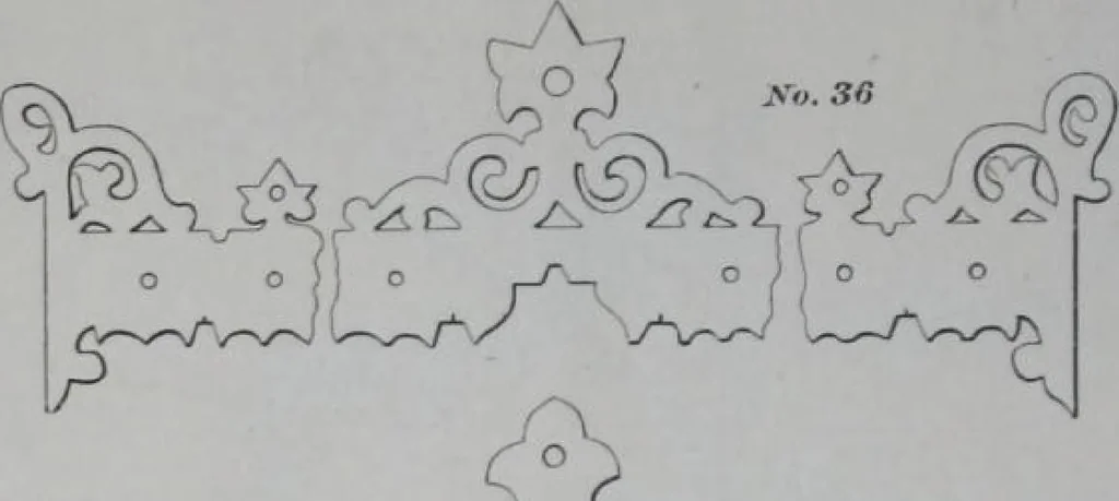 An illustration from Dominion Moulding Book, 1874, leaf 70