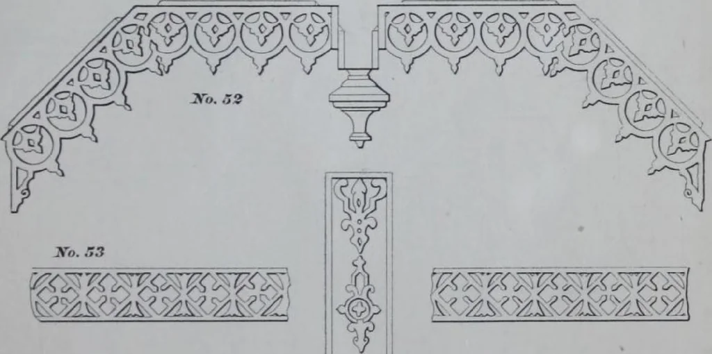 An illustration from Dominion Moulding Book, 1874, leaf 71