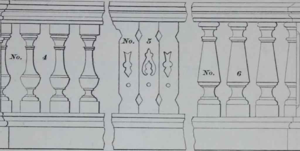 An illustration from Dominion Moulding Book, 1874, leaf 73