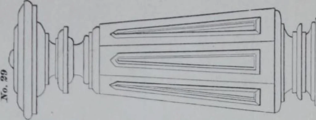 An illustration from Dominion Moulding Book, 1874, leaf 75