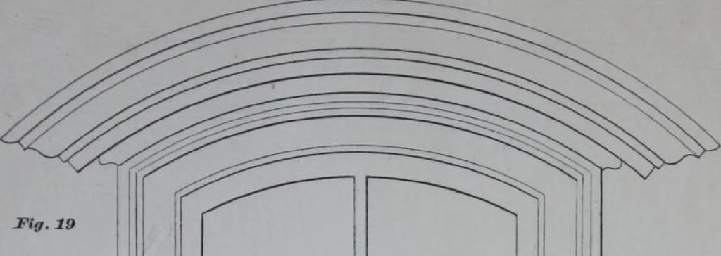 An illustration from Dominion Moulding Book, 1874, leaf 81