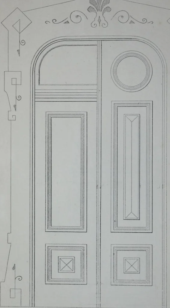 An illustration from Dominion Moulding Book, 1874, leaf 82