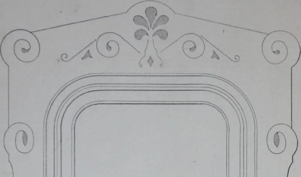 An illustration from Dominion Moulding Book, 1874, leaf 83