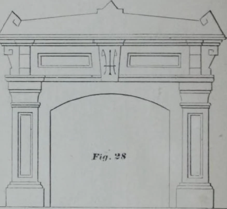 An illustration from Dominion Moulding Book, 1874, leaf 86