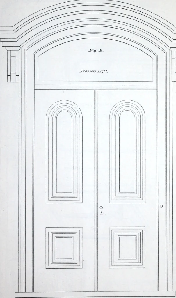 An illustration from Dominion moulding book ... containing sections (full size) of moldings, architraves, pew and stair railings, brackets, pickets, lattice ..., 1874, leaf 62