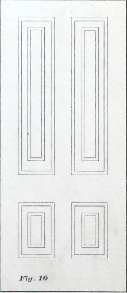 An illustration from Dominion moulding book ... containing sections (full size) of moldings, architraves, pew and stair railings, brackets, pickets, lattice ..., 1874, leaf 76