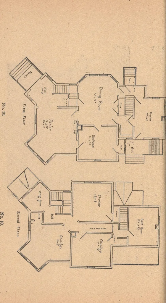 An illustration from The complete house builder with hints on building, 1890, leaf 119