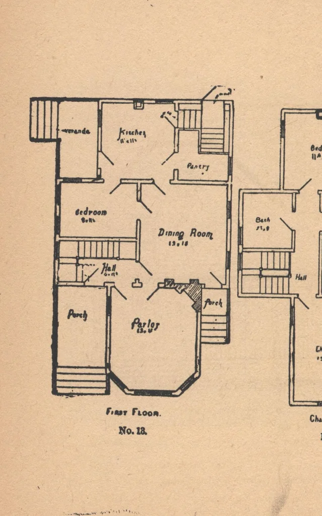 An illustration from The complete house builder with hints on building, 1890, leaf 125