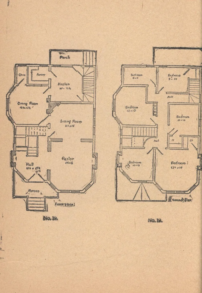 An illustration from The complete house builder with hints on building, 1890, leaf 137