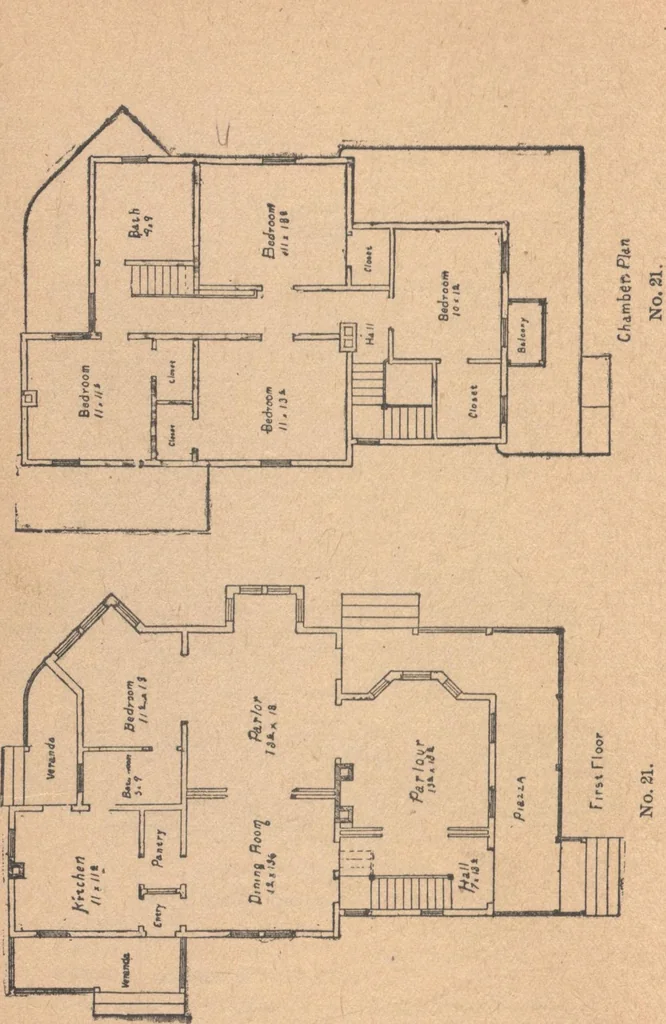 An illustration from The complete house builder with hints on building, 1890, leaf 141