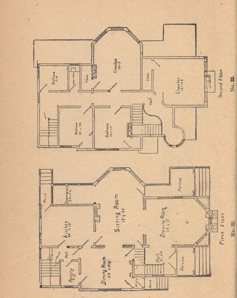 An illustration from The complete house builder with hints on building, 1890, leaf 143