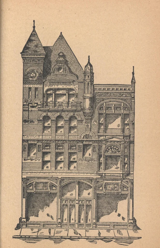 An illustration from The complete house builder with hints on building, 1890, leaf 70