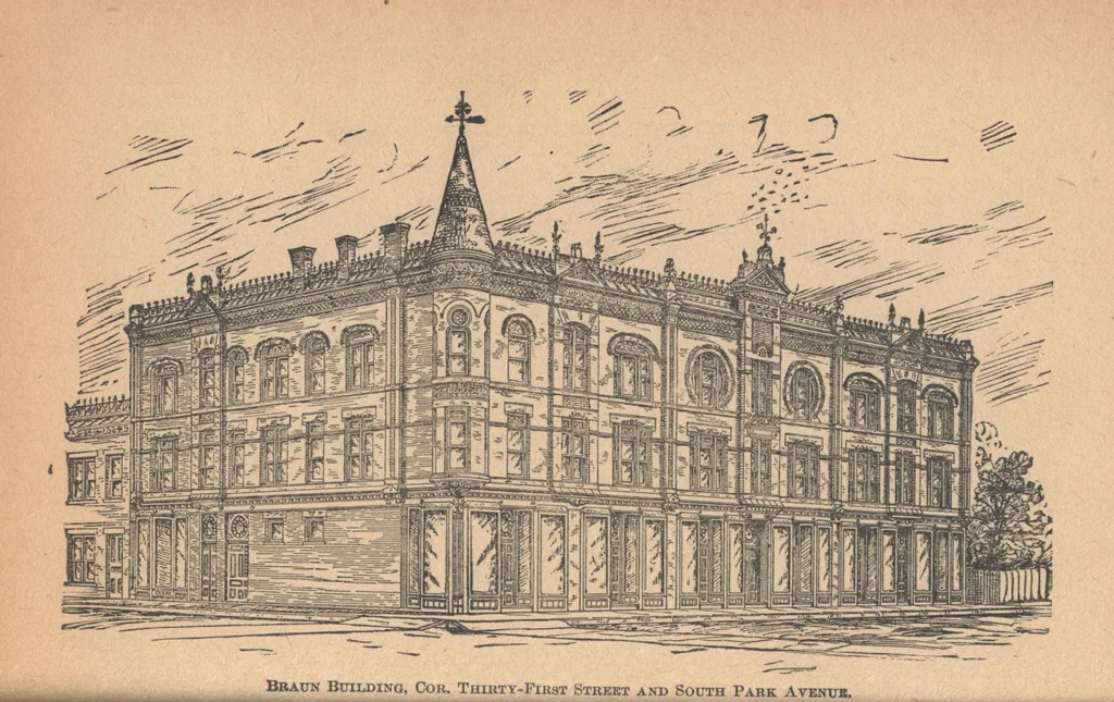 An illustration from The complete house builder with hints on building, 1890, leaf 71