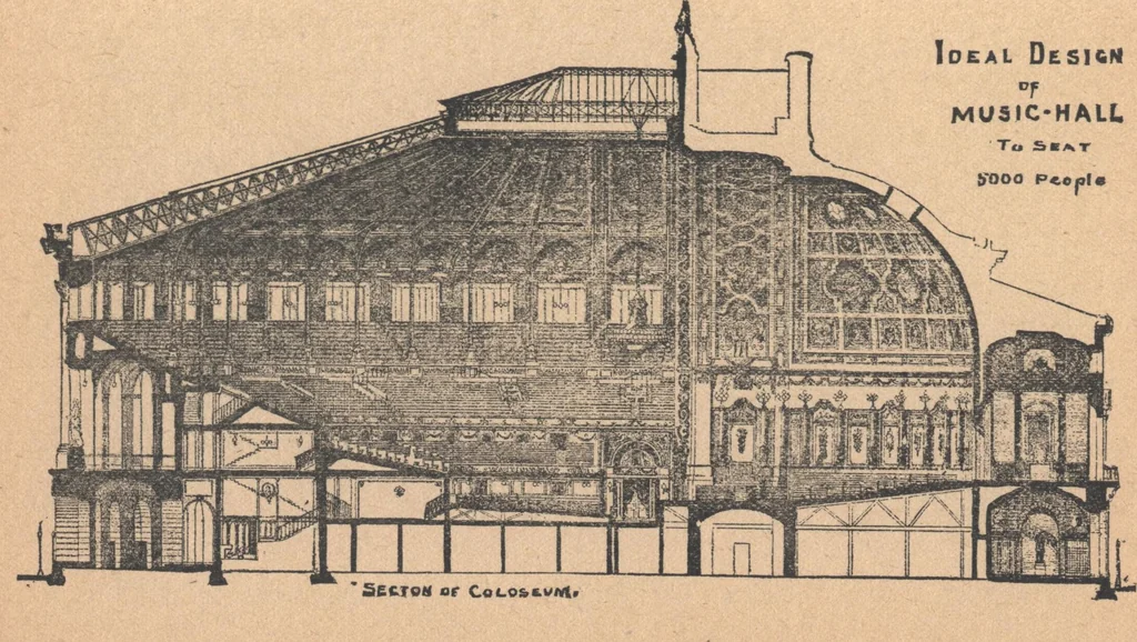 An illustration from The complete house builder with hints on building, 1890, leaf 73