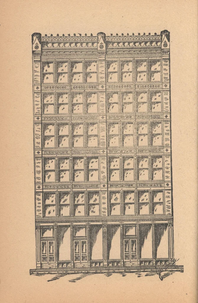 An illustration from The complete house builder with hints on building, 1890, leaf 75