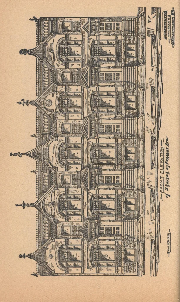 An illustration from The complete house builder with hints on building, 1890, leaf 81