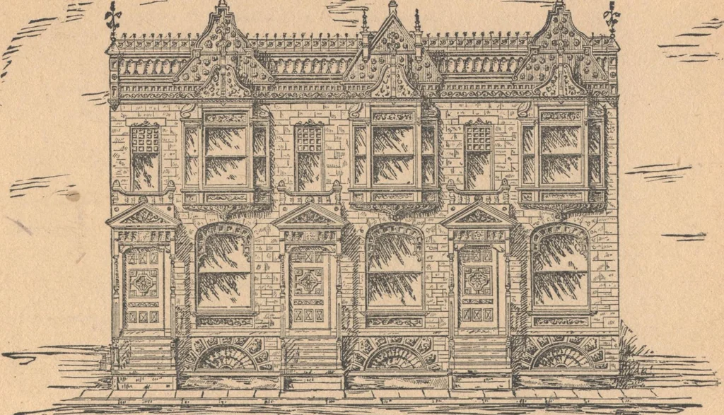 An illustration from The complete house builder with hints on building, 1890, leaf 83