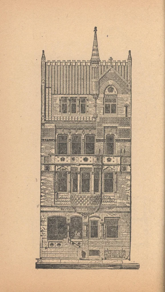 An illustration from The complete house builder with hints on building, 1890, leaf 87