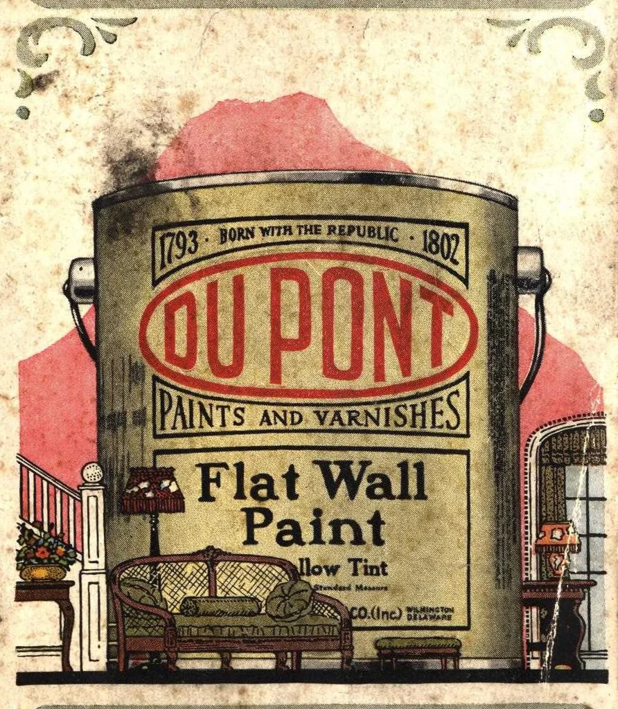 An illustration from DuPont flat wall paints., 1927, leaf 0