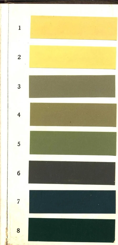 An illustration from Dutch boy white lead color guide for painters., 1927, leaf 12