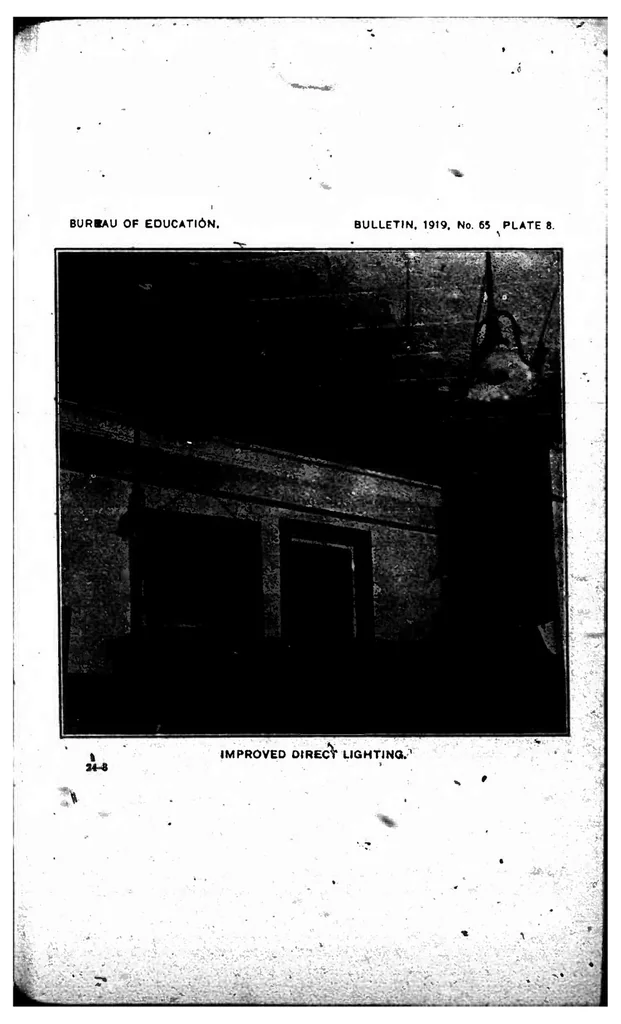 An illustration from ERIC ED541333: The Eyesight of School Children: Defective Vision as Related to School Environment, and Methods of Prevention and Correction. Bulletin, 1919, No. 65, 1920, leaf 35
