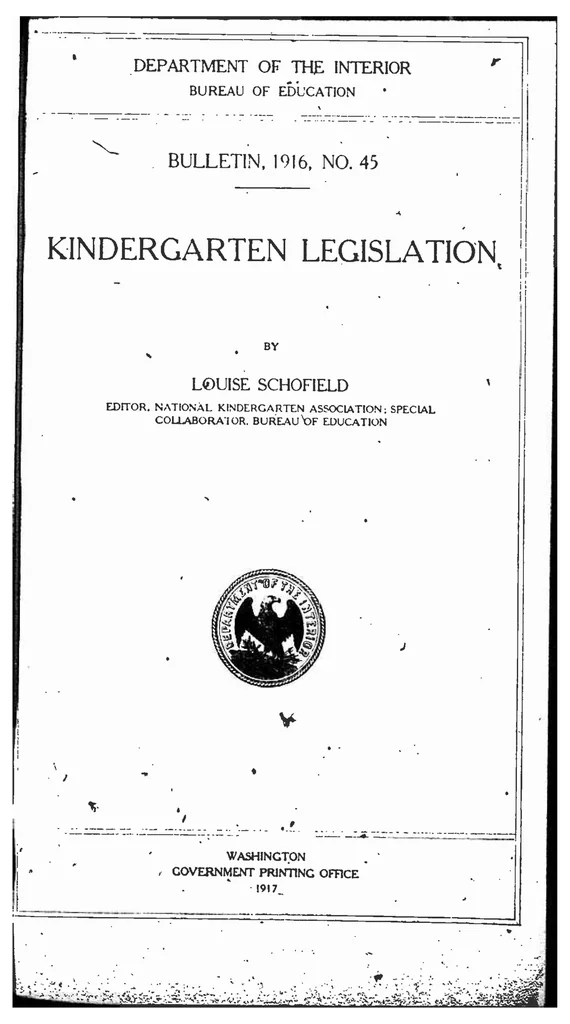 An illustration from ERIC ED542678: Kindergarten Legislation. Bulletin, 1916, No. 45, 1917, leaf 0
