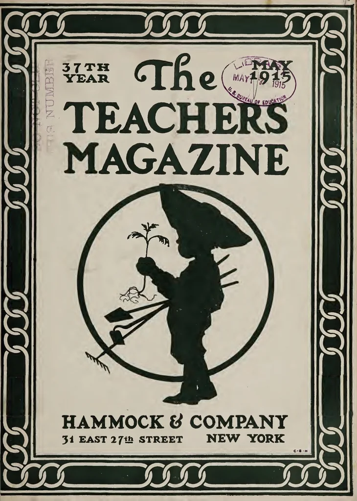 An illustration from ERIC ED622653: Teachers Magazine. Volume XXXVII, 1915, leaf 334