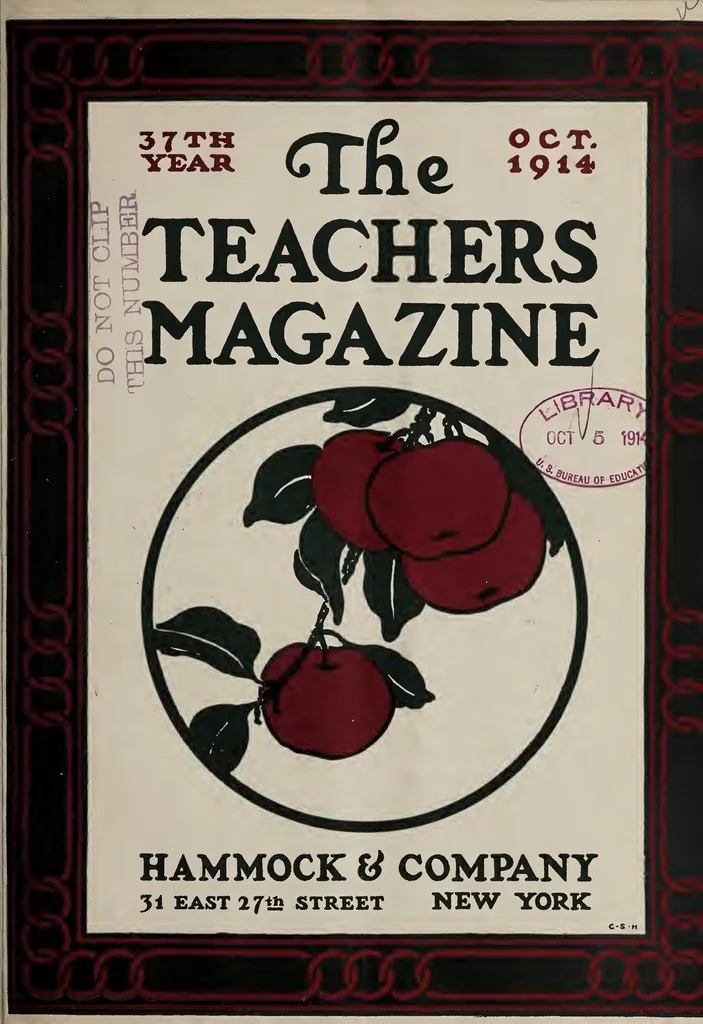 An illustration from ERIC ED622653: Teachers Magazine. Volume XXXVII, 1915, leaf 52