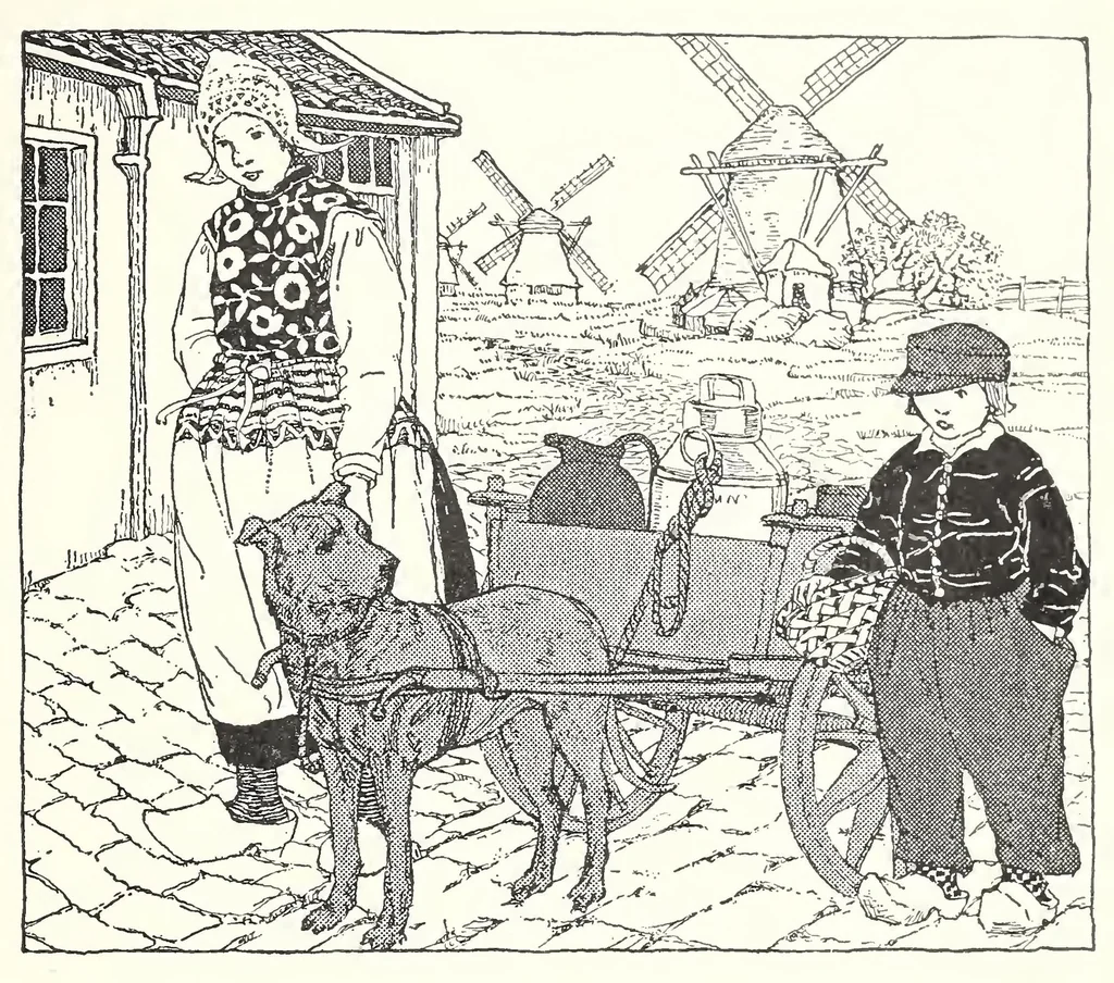 An illustration from ERIC ED623122: Essential Language Habits: A New Edition in Color. Book One, 1929, leaf 254
