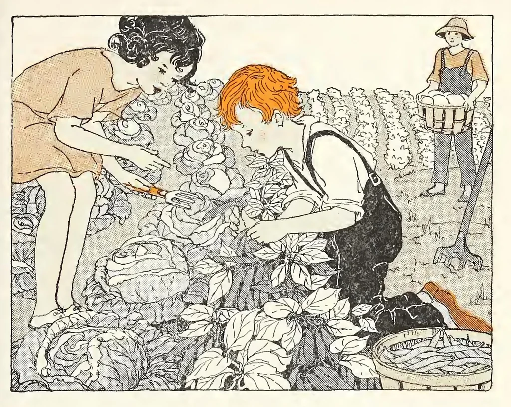 An illustration from ERIC ED623124: Essential Language Habits: A New Edition in Color. Book Two, 1929, leaf 142