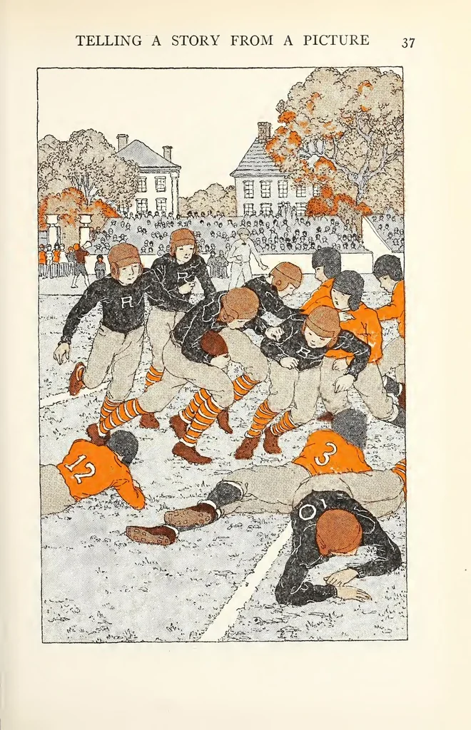 An illustration from ERIC ED623124: Essential Language Habits: A New Edition in Color. Book Two, 1929, leaf 50
