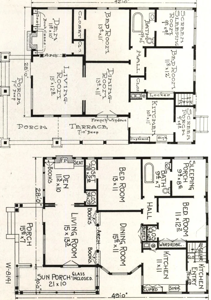 An illustration from West coast bungalows, 1913, leaf 17