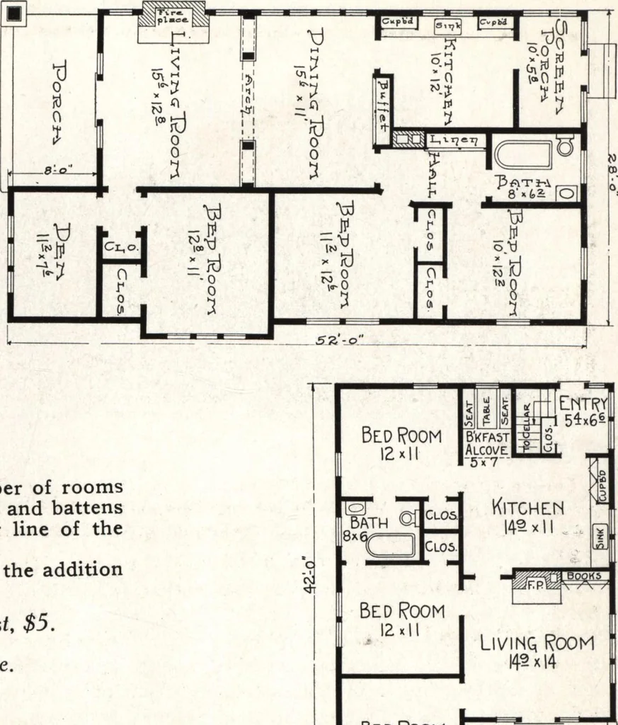 An illustration from West coast bungalows, 1913, leaf 18