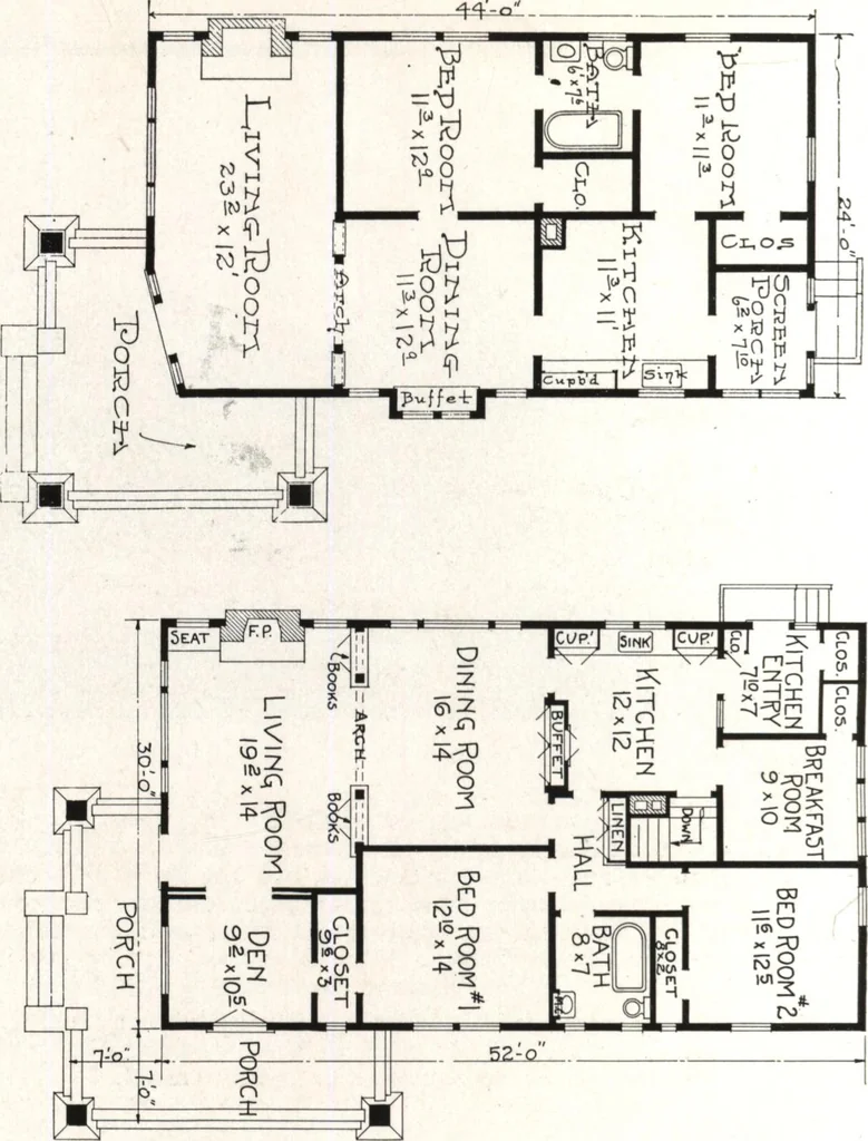 An illustration from West coast bungalows, 1913, leaf 21