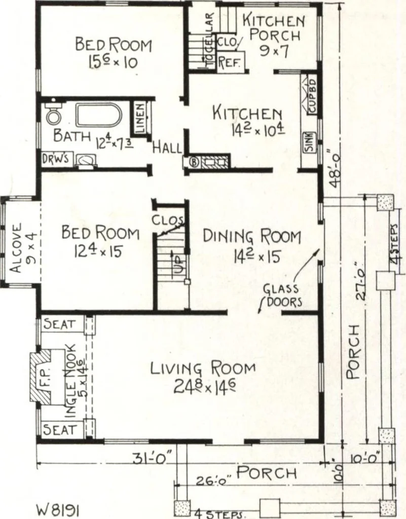 An illustration from West coast bungalows, 1913, leaf 22