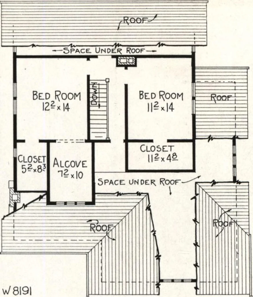 An illustration from West coast bungalows, 1913, leaf 22