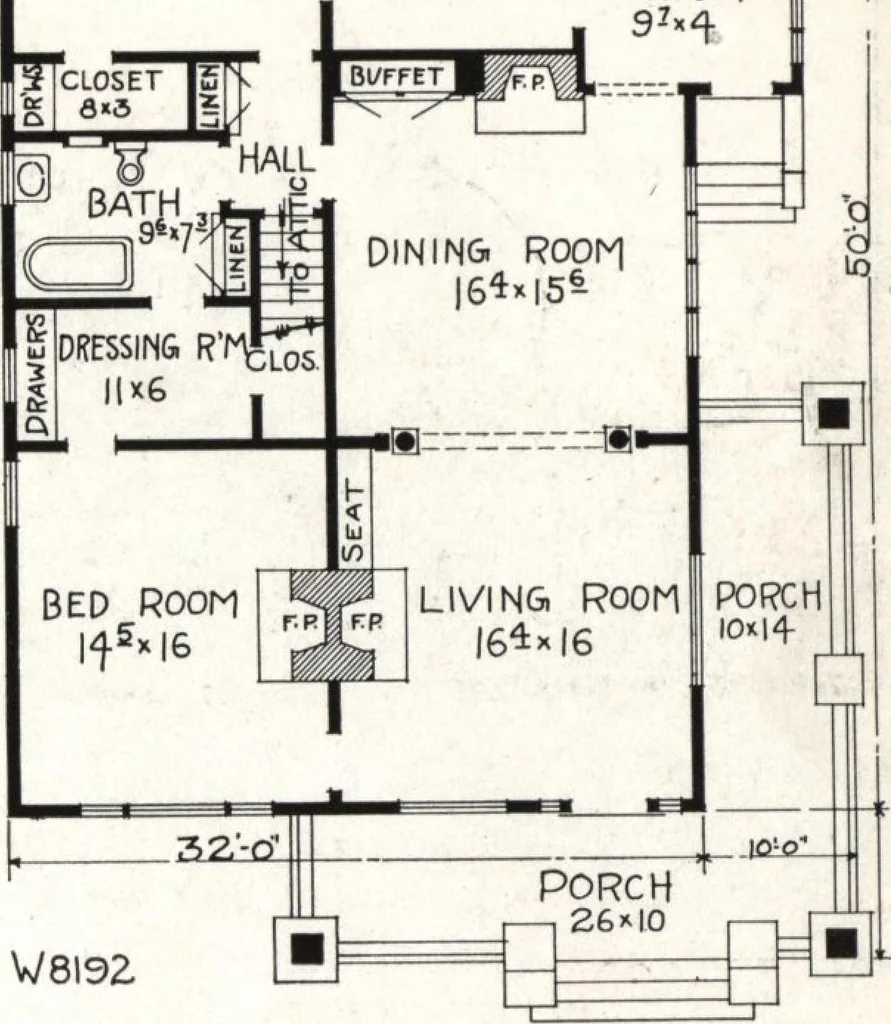 An illustration from West coast bungalows, 1913, leaf 22