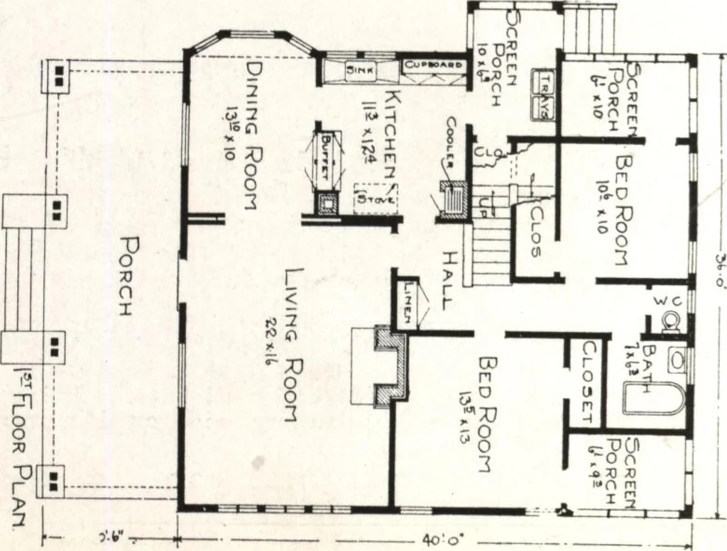 An illustration from West coast bungalows, 1913, leaf 23
