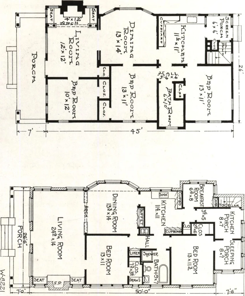 An illustration from West coast bungalows, 1913, leaf 25