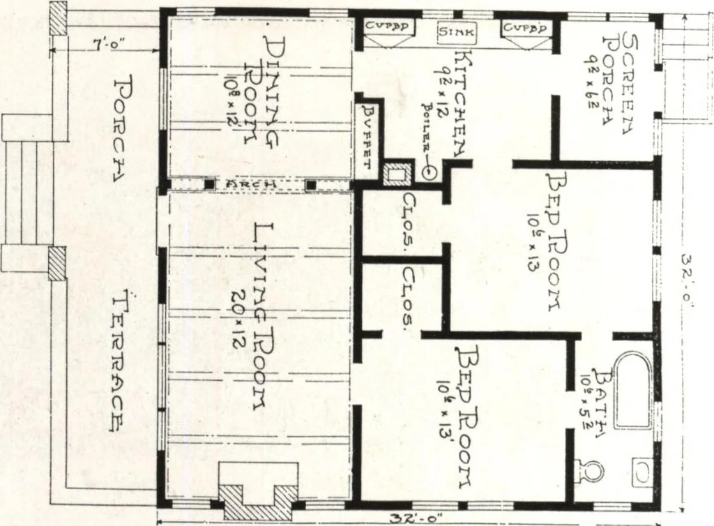 An illustration from West coast bungalows, 1913, leaf 27