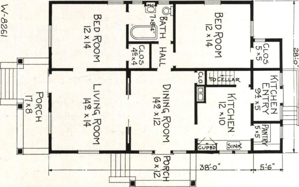 An illustration from West coast bungalows, 1913, leaf 29