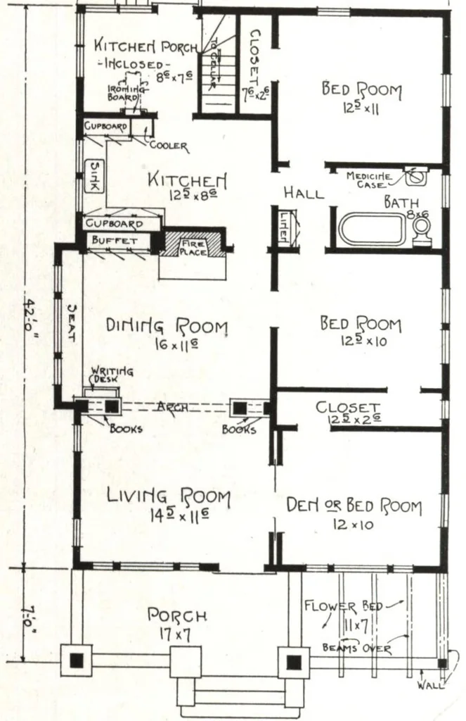 An illustration from West coast bungalows, 1913, leaf 31