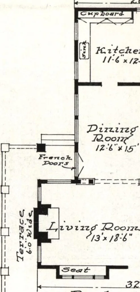 An illustration from West coast bungalows, 1913, leaf 32