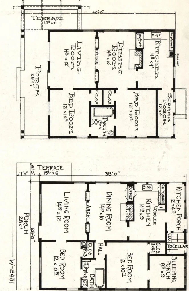 An illustration from West coast bungalows, 1913, leaf 46
